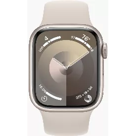 Умные часы Apple Watch Series 9 41 мм Aluminium Case GPS, Starlight Sport Band - M/L